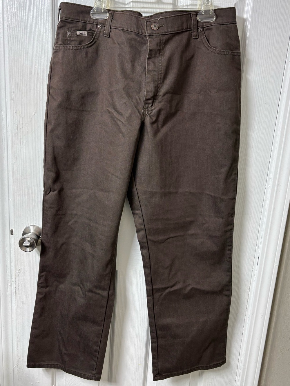 Lee Relaxed Women's Pants in Dark Brown